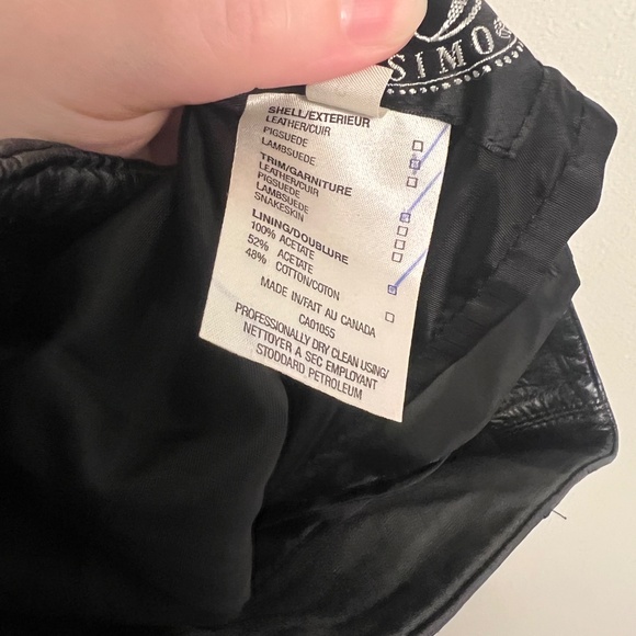Dominic Bellissimo Leather skirt size 8 - Picture 12 of 12